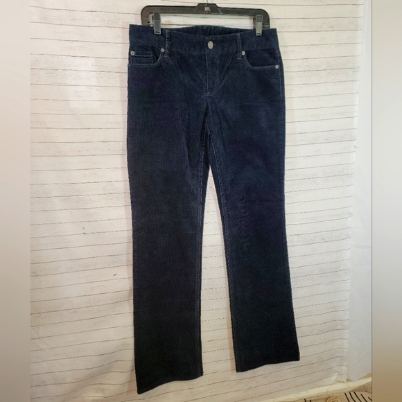 J.CREW STRETCH VINTAGE CORD IN BLACK, SZ 6R - Picture 2 of 14